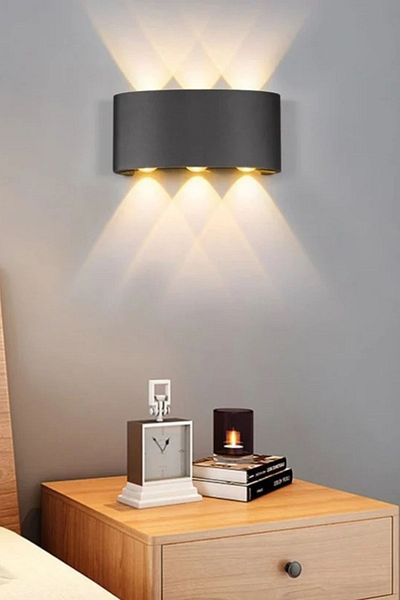 Dekonil Black Modern Sconce 18*9cm