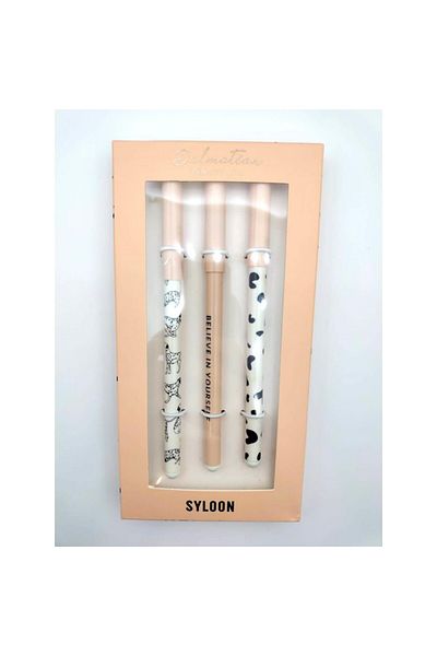 Pyrus Pastel Plastic Pen - Body Ballpoint, Set of 3