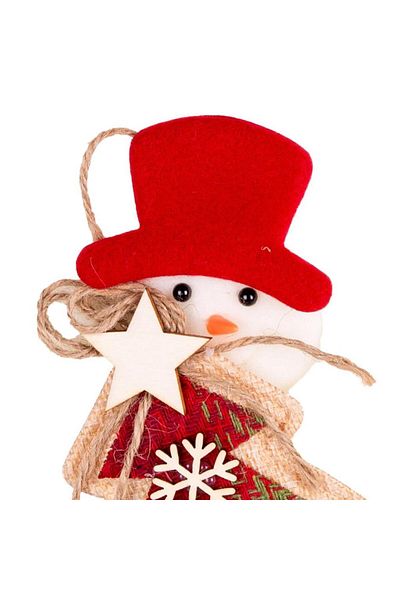 ÇIRPAN EV Snowman Figured Christmas Decor 16X17Cm