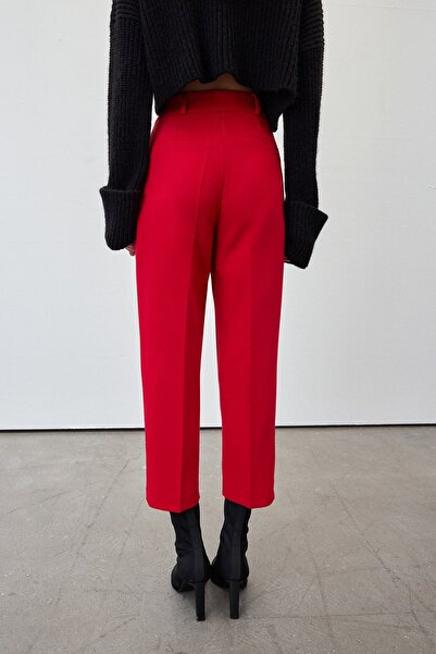 VATKALI Pleated Straight Cut Trousers