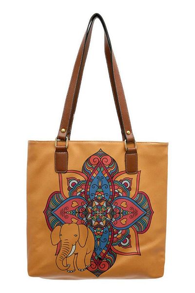 Dogo Women's Vegan Leather Navy Blue Shoulder Bag - India Design