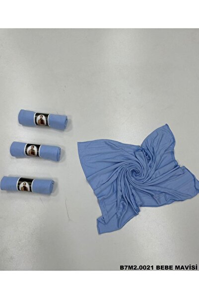 NİSA İPEK PENYE ŞAL -2- BEBE MAVİSİ (B7M2)