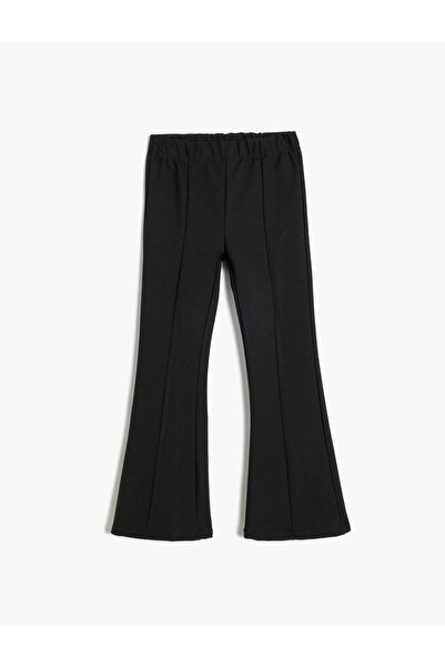 Koton Spanische Beinhose mit elastischem Bund und Viskose-Mischung