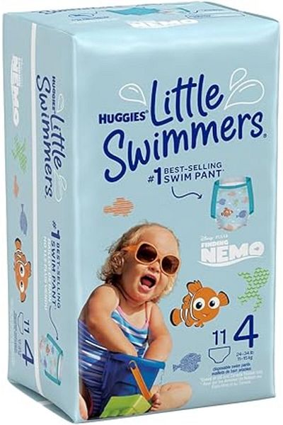 Huggies LITTLE SWIMMER, Swim Pants Diaper, Size Medium, 11 Swim Pants