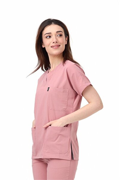 Çatı Medikal UltraLycra Spaniard - قميص جراحي من الليكرا للأطباء والممرضات (ن...