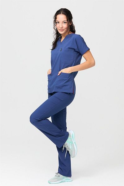 Çatı Medikal Ultralycra Spaniard - Set de uniforme pentru medic asistentă din Lycra Scrubs Uniforme pentru chirurgie (FEMEI), Fır