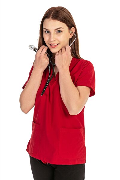 Çatı Medikal UltraLycra Spaniard - قميص جراحي من الليكرا للأطباء والممرضات (ن...