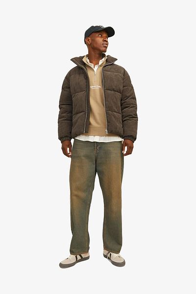 Jack & Jones Jorbronx Men's Brown Coat 12260464 -Wren