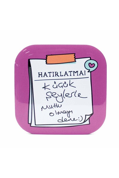 PALTO TASARIM تذكير! تحاول أن تكون سعيدًا مع الأشياء الصغيرة :) قاعدة أكواب ذ...