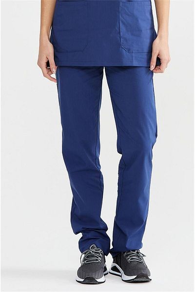 Çatı Medikal Ultralycra Basic - Pantaloni chirurgicali Doctor Nurse Scrubs din Lycra (UNISEX), Storm Blue