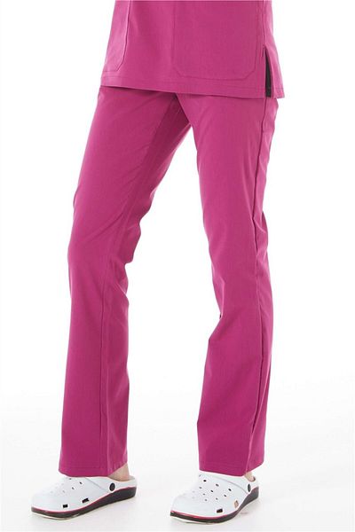 Çatı Medikal Ultralycra Spaniard - Scrubs pentru femei din Lycra, Tricou chirurgical cu fund unic, Cireș