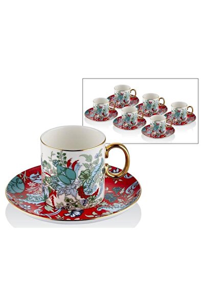 Joy Carmen SCARLET 6PCS TEA CUPS SET