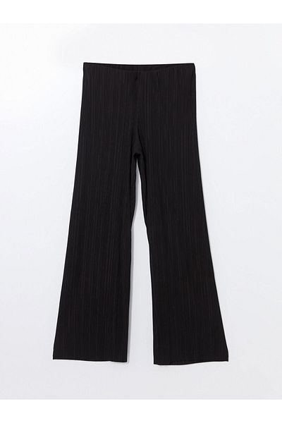LC Waikiki Elastic Waist Textured Women's Trousers