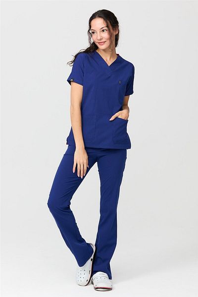 Çatı Medikal Ultralycra Spaniard - Costum pentru scrub pentru doctor și asistentă din Lycra, uniformă chirurgicală (FEMEI), Sak