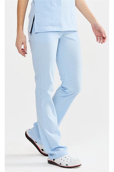 Çatı Medikal Ice Blue Ultralycra Spaniard - Tricou chirurgical pentru femei Lycra Scrubs cu un singur fund