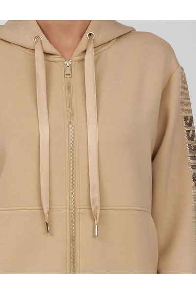 Guess Studs Logo Kadın Scuba Sweatshirt  W4YQ22KBYE2-24k