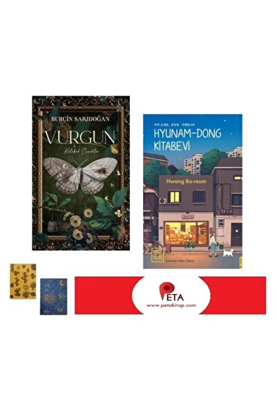 lapis kitap Set-vurgun 1 / Kelebek Çiçekler - Hyunam - Dong Kitabevi ( 2 Not Defteri - Ayraç Hediye)