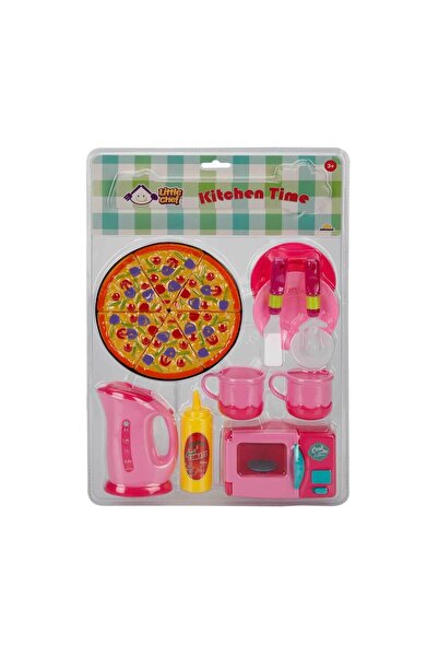 Genel Markalar Kartela Little Chef Çay Kahve Seti 23600 Pizza 15 Parça