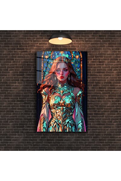 Genel Markalar Vitray Kadın Cam Tablo