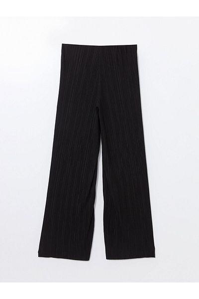 LC Waikiki Elastic Waist Textured Women's Trousers