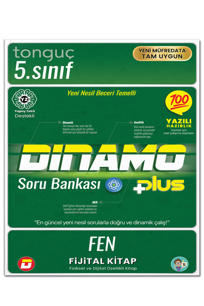 Tonguç Yayınları 5. Sınıf Fen Bilimleri Dinamo Soru Bankası