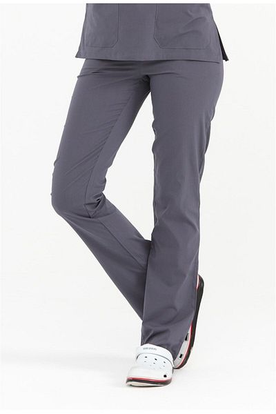 Çatı Medikal Ultralycra Spaniard - Tricou chirurgical cu fund unic din Lycra Doctor Nurse Scrubs (FEMEI), Asfalt