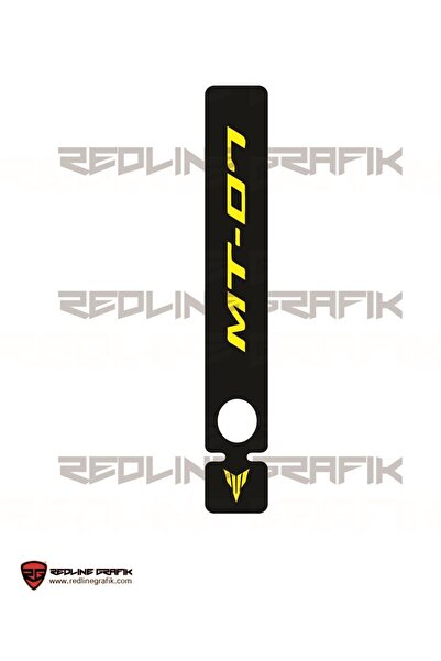 Redline Grafik MT-07 Sarı Tank Pad