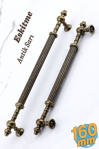 Badem10 Fate Antique Metal Galben Antic 160 Mm Mobilier Bucătărie Sertar Dulap Mâner Dulap Mâner