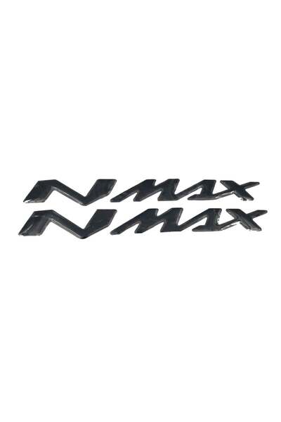 Redline Grafik Yamaha Nmax 3D Siyah Logo 2 Adet