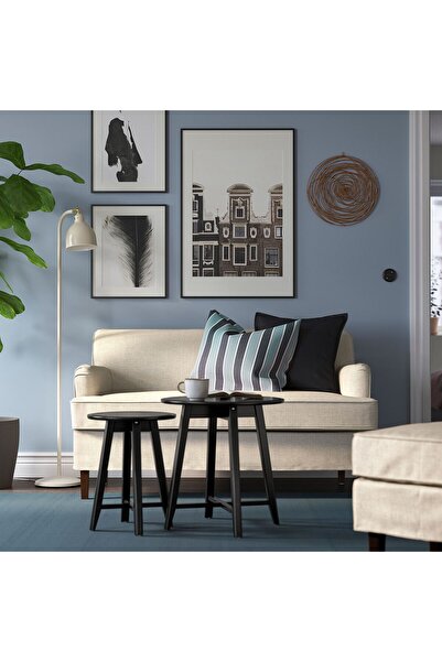 IKEA 2'li kanepe, blekinge  beyaz, açık bej,  gri-beyaz Derinlik: 77 cm Mobil...