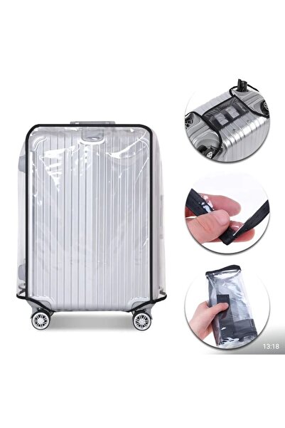 BGV HOME Şeffaf Valiz & Bavul Kılıfı ( 3'LÜ SET Büyük-Orta-Kabin Boy )