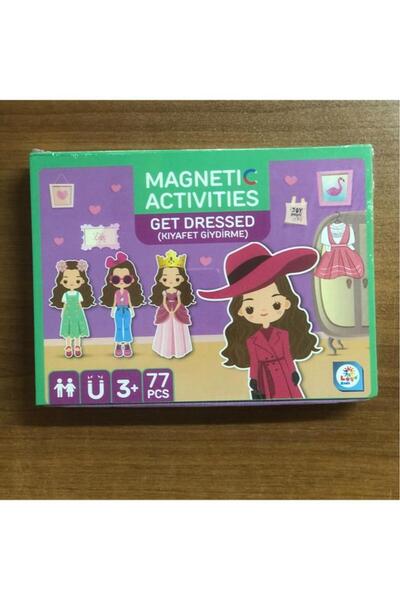 LAÇO Laço LC7982 Magnetik Aktiviteler Kız Kıyafet Giydirme Serisi 77 Parça
