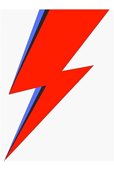 Redline Grafik Şimşek Sticker 15 Cm