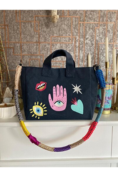 Bysemratarkan özel tasarım kanvas çanta