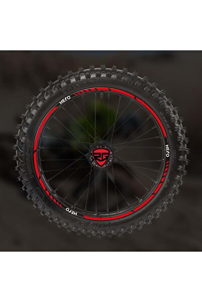 Redline Grafik Hero X pulse 200 - 200 T- 4V kırmızı jant şerit