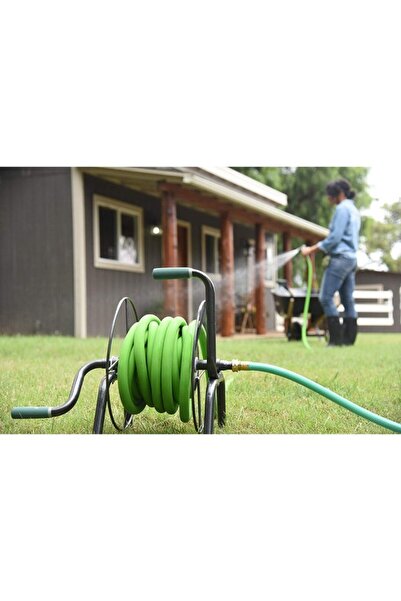 Yard Butler Rust Resistance Powder Coated Steel Construction Hose Reel