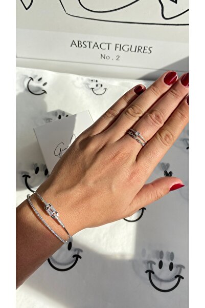 GAMZE ÇELİK VIP KELEPÇE VE AYARLANABİLİR YÜZÜK SET