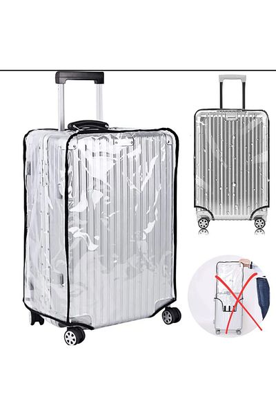 BGV HOME Transparent Suitcase & Luggage Cover (Set of 3) Large-Medium-Cabin Size