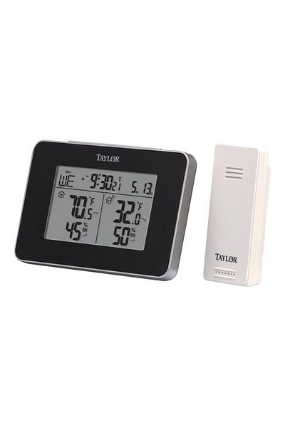 Taylor Wireless Indoor and Outdoor Weather Station with Hygrometer