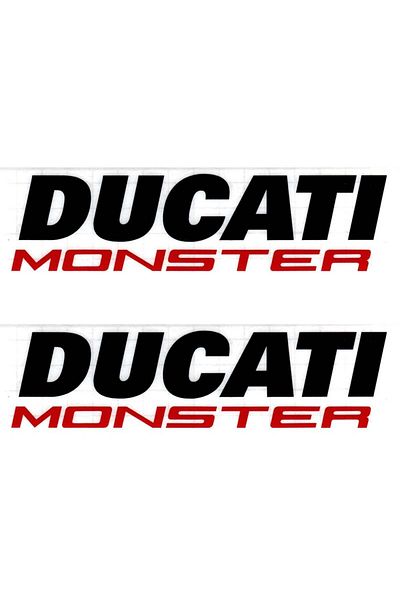 Redline Grafik Ducati Monster 2 Pieces Sticker Set Black