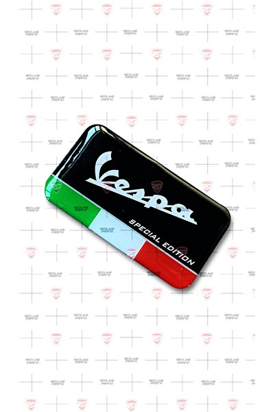 Redline Grafik Vespa 3D Damla Sticker