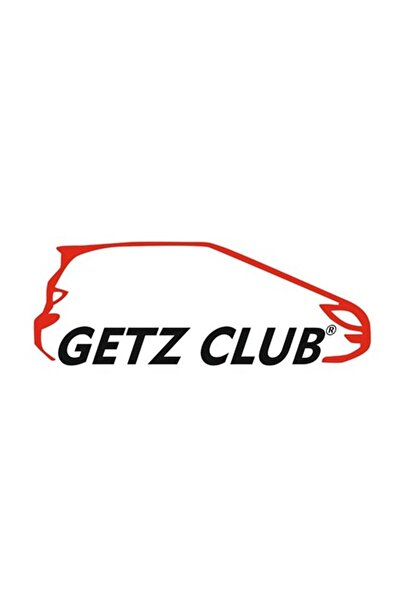 Redline Grafik Hyundai Getz Club sticker Kırmızı Siyah