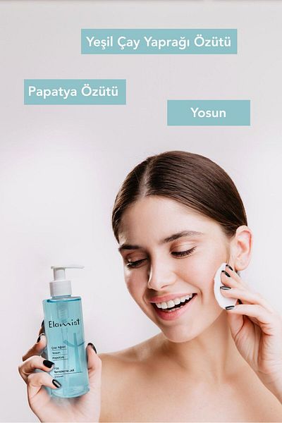 ELAMİST Tea Tree Moose Chamomile Face Cleaning Gel