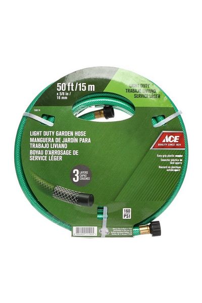 ACE Easy Grip Plastic Light Duty Garden Hose 50ft 7599178
