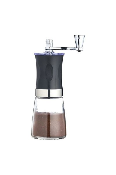 La Cafetiere Ergonomic Design Glass Manual Coffee Grinder LCGRIND3