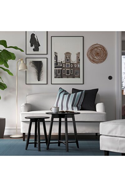 IKEA 2'li kanepe, blekinge  beyaz, açık bej,  gri-beyaz Derinlik: 77 cm Mobil...