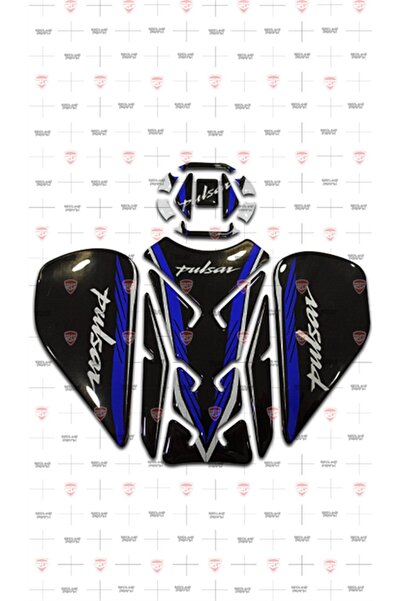 Redline Grafik Bajaj Pulsar RS 200 2017-2020 Lacivert Tank Pad Set