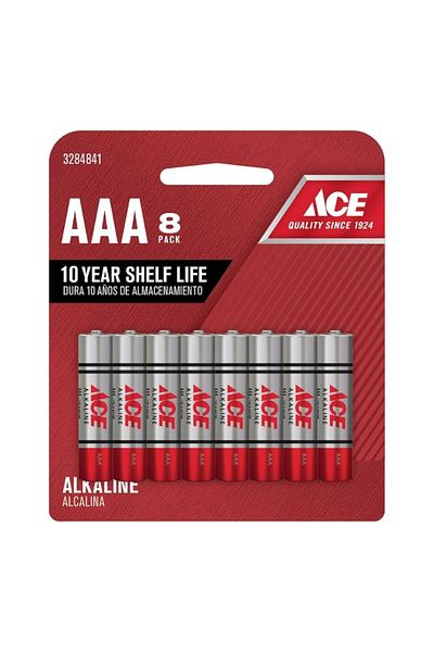 ACE 8-Piece AAA Ultra Alkaline Durable Pencil Batteries