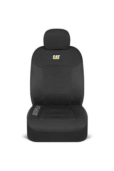 Cat Universal Fit Hexagon Design Mesh Flex Car Front Seat Cover