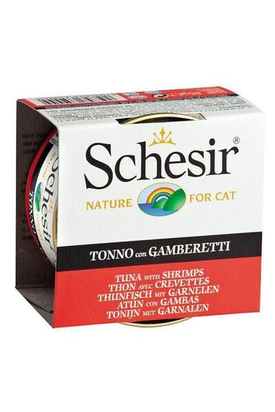 Schesir Tuna with Shrimp in Jelly Canned Cat Food - 85 g